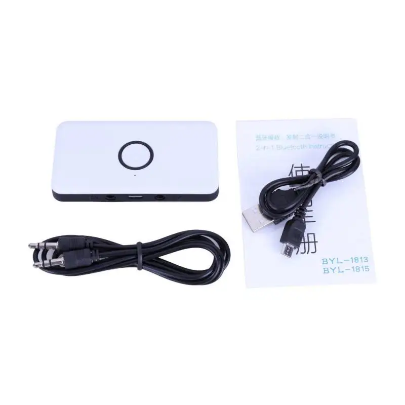 2 in 1 Wireless Bluetooth Transmitter Receiver TV Car Universal Music Adapter with USB Charging Cable + 3.5mm Audio | Электроника