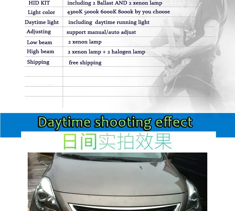 DY_L автомобильный Стайлинг Головной фонарь для Nissan Sunny 2011 светодиодный фонарь DRL H7/D2H HID Xenon bi xenon объектив