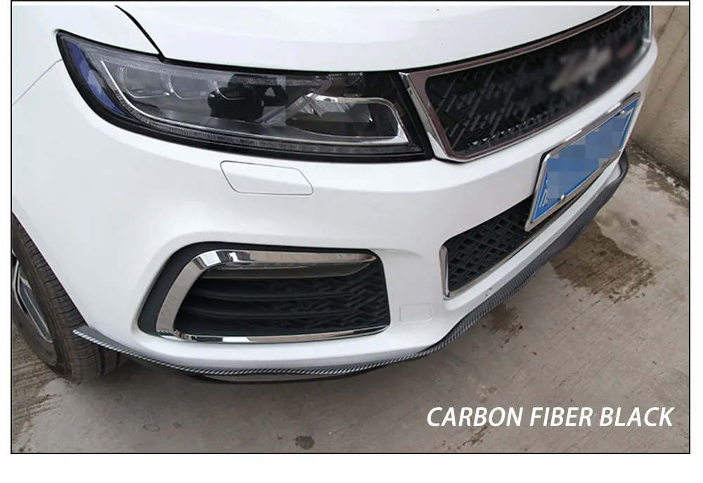 BROSHOO автомобильный Стайлинг Универсальный Автомобильный устойчивый к царапинам резиновый стикер автомобильный передний бампер Защита резиновая юбка