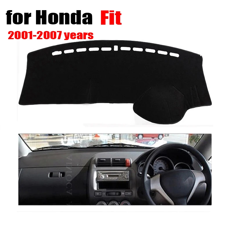 Накладка на приборную панель правого руля для Honda old Fit от 2001 до 2007 лет|honda dashboard|cover