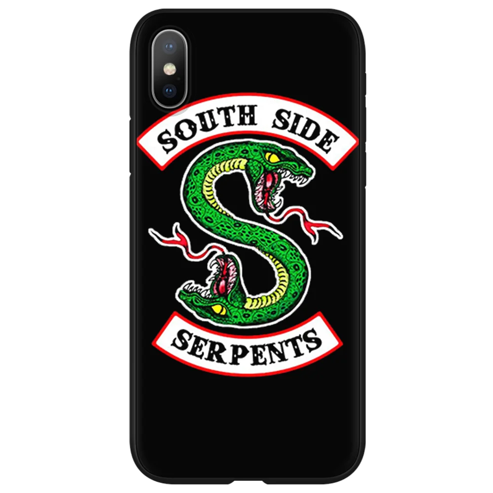 Американский ТВ ривердейл Southside Serpent мягкий чехол для iphone 7 8 6 6s Plus 10 XR X Xs Max 5 5S SE