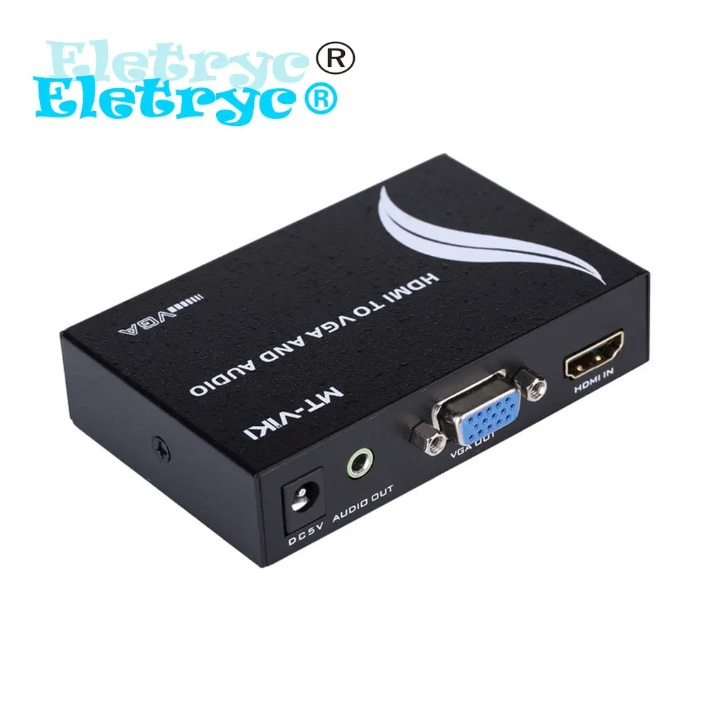 Eletryc HDMI2VGA HDMI к VGA Аудио Конвертер Адаптер Питания поставка Стабильное качество