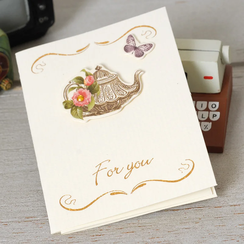 10 шт./лот Высококачественная красивая поздравительная открытка универсальная