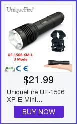 UniqueFire Professional Охота фонарик UF-1505 ИК 850nm луч света Портативный Увеличить лампы факел+ QQ09 прицела