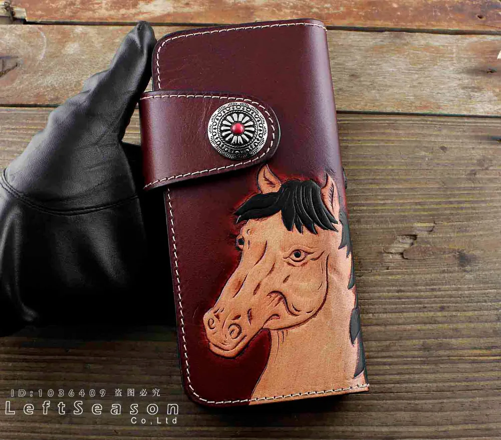 Женский кошелек из кожи Hamdmade Длинный с вырезами|wallet purse|leather billfoldlong wallet |