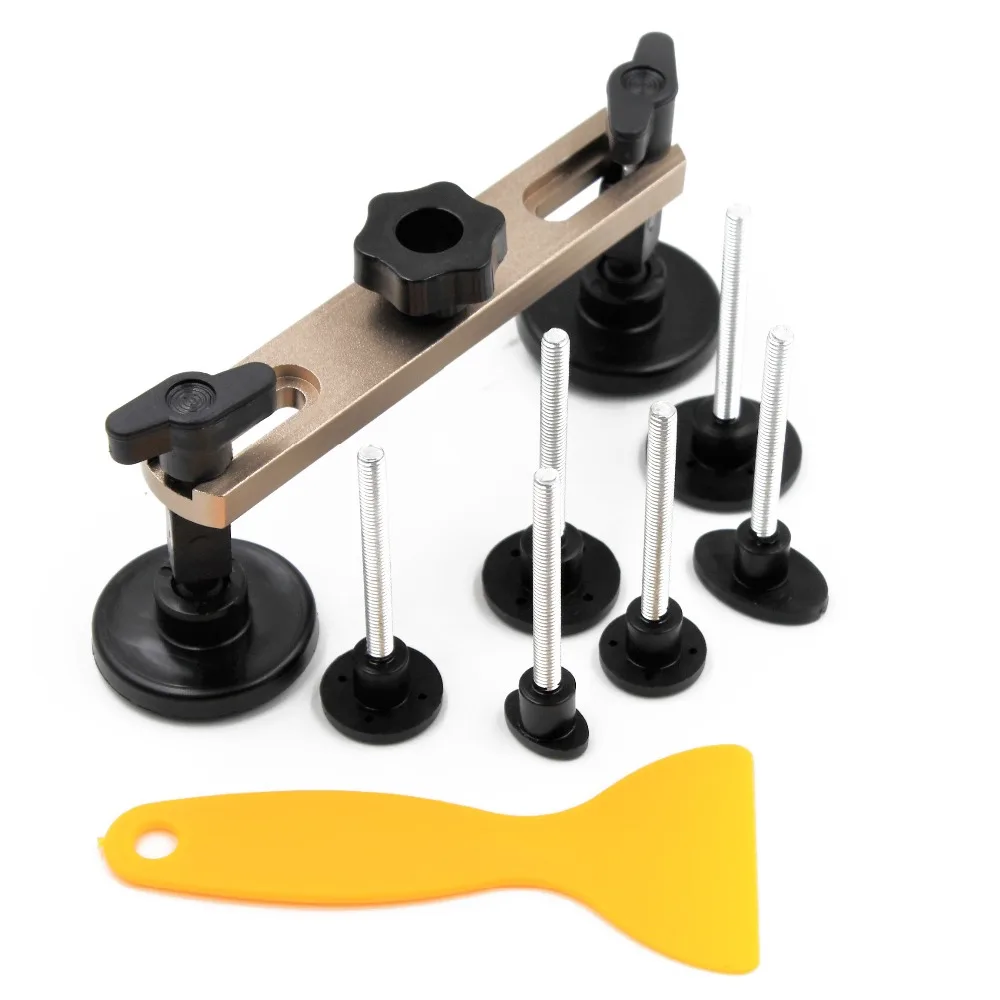 PDR Car Body Paintless Dent Repair Tool Kit градом вогнутая вытягивающая лифер металлический мост с