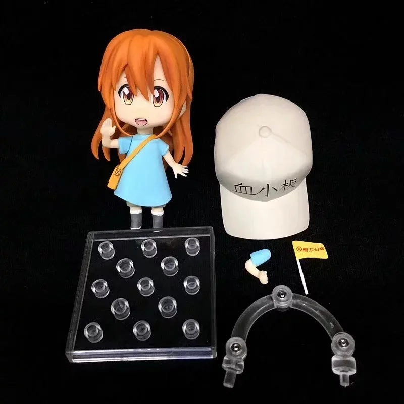 Аниме фигурки 10 см Hataraku Saibou клетки на рабочем платце ПВХ фигурка Коллекционная