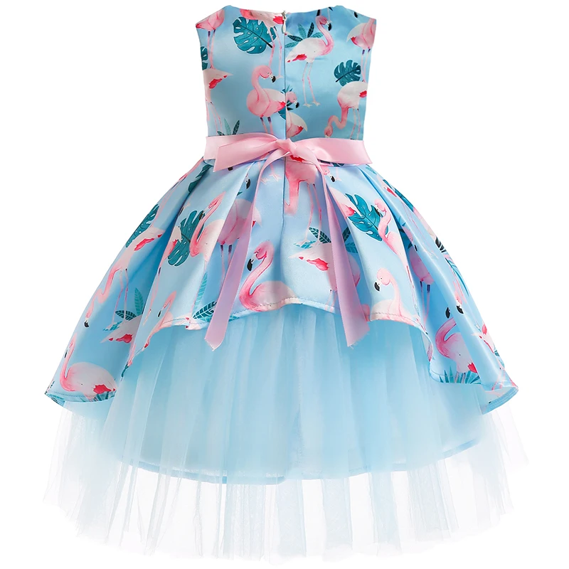 Christmas Costume Girls Flower Dres Princess Girl's New Year Party Dress Kids Children Vestidos Formal Bow for 2-10 years | Детская