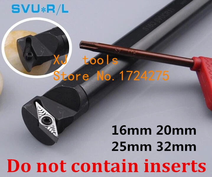 

1PCS 16mm 20mm 25mm 32mm S16Q-SVUCR11 S20R-SVUCR16 S25S-SVUCR16 S32T-SVUCR16 SVUCL16 the Right/Left Hand CNC Turning Lathe tools