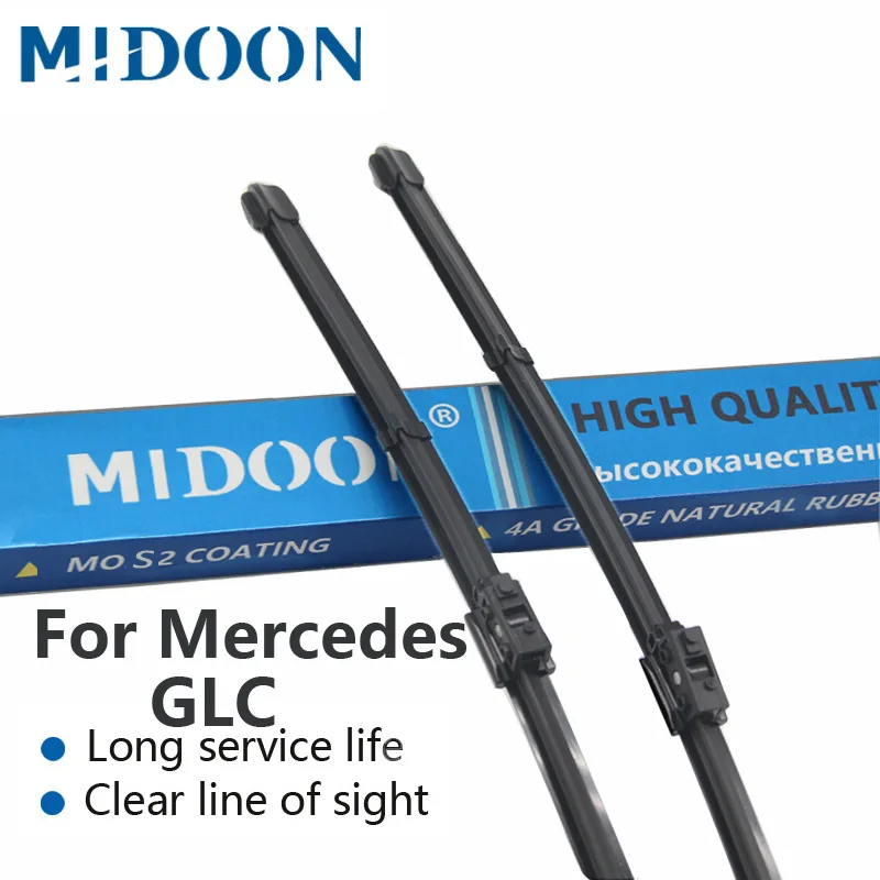 MIDOON стеклоочистителей для Mercedes Benz GLC класс X253 C253 24 "и 19" 2016 2017 2018 200 220d 250d 300 350e 43