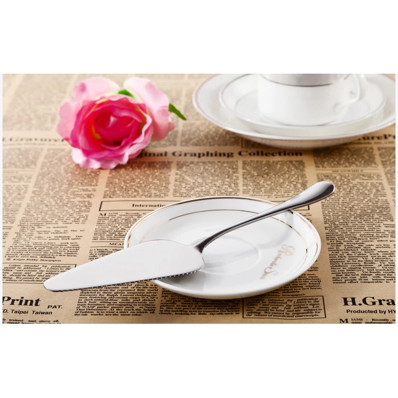 Stainless Steel Serrated Cake Pizza Shovel Pie Pastry Cream Butter Lifter Spatulas Cutter Knife Baking Cooking Tools | Дом и сад