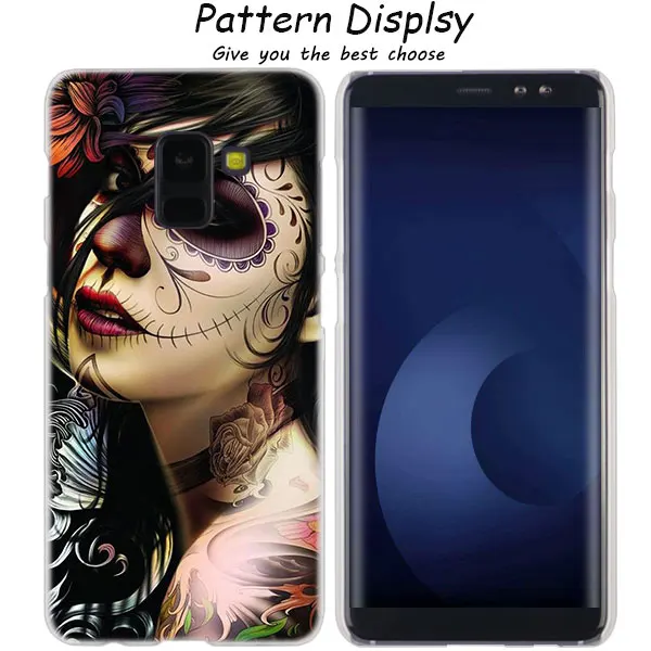 09 MLLSE известное изображение черепа со catrinas Модный чехол КРЫШКА ДЛЯ samsung Galaxy A6 A8 плюс A9 A7 A5 A6S A9Star Note9 8 5 4 Лидер продаж - Цвет: 09