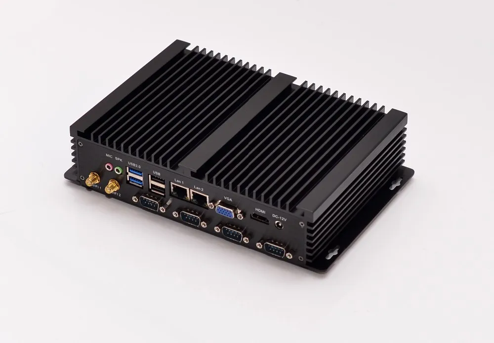 Eglobal 2017 промышленный мини-ПК без вентилятора с Intel Celeron 1007U 1 5 ГГц 2 * Lan 4 COM USB 3 0 |