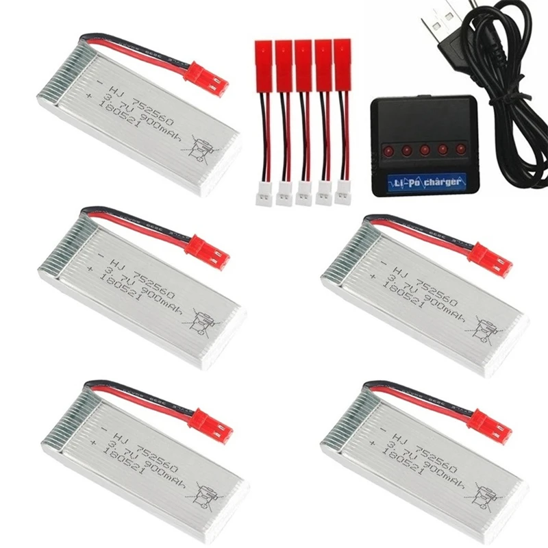 900mah 3,7 V lipo зарядное устройство для Syma X5 X5C X5SC X5SW 8807 8807W A6 A6W M68 Rc Quadcopter запасные части Аксессуары Rc дроны