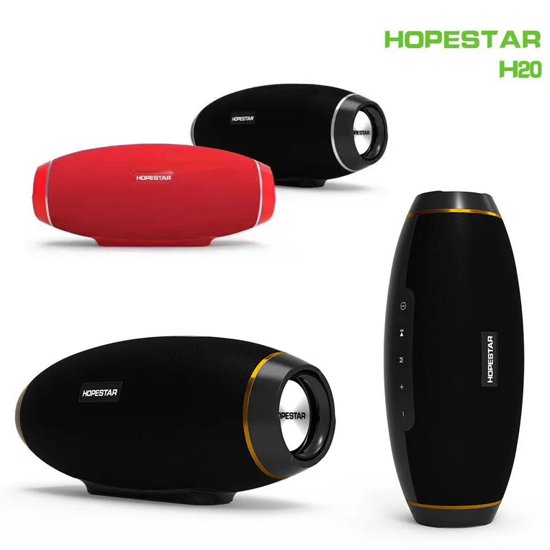 HOPESTAR H20 регби Bluetooth Колонка Беспроводная портативная Мини водонепроницаемая мега бас стерео наружный сабвуфер TF USB