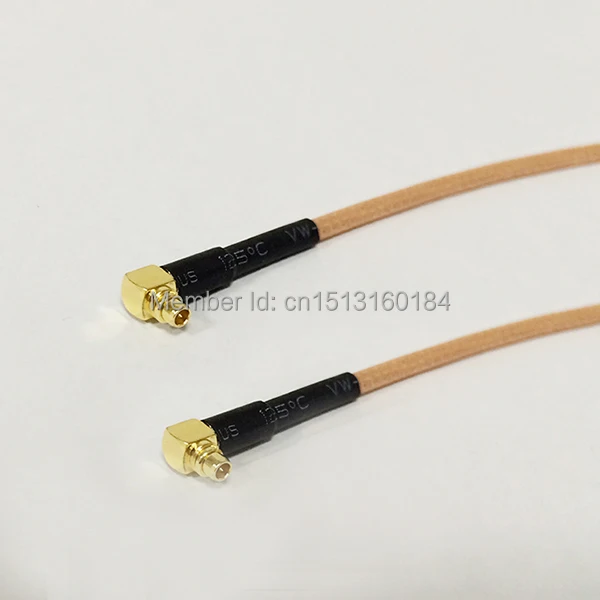 Новый модемный коаксиальный кабель MMCX штекер под прямым углом к штекеру RG316 15 см 6