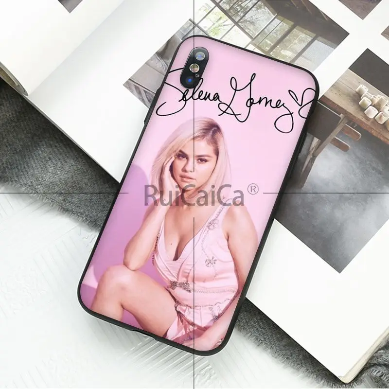 Ruicaica sexy Selena Gomez Роскошный Уникальный Дизайн чехол для телефона iPhone 8 7 6 6S Plus 5 5S SE XR X