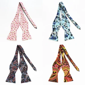 Ricnais Модный Новый хлопковый галстук-бабочка для мужчин роскошный галстук с цветочным бантом для вечеринки Noeud Papillon Бизнес Свадьба