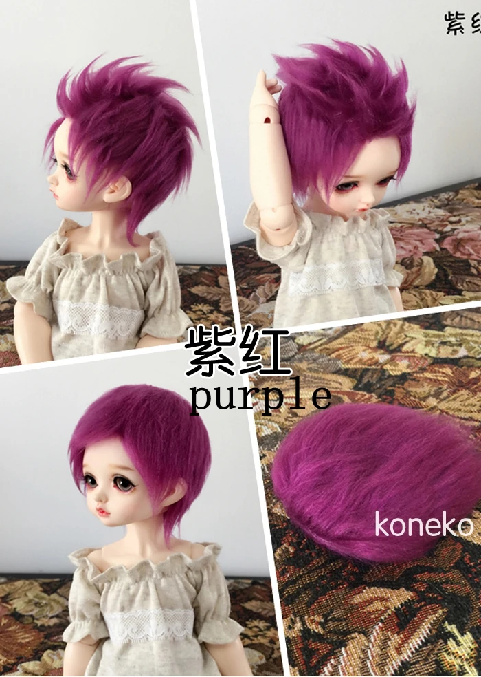 1/3 1/4 1/6 8 10 12 bylthe yosd SD AOD DOD BJD парик MSD Dollfie furwig игрушки куклы woolwig на высоком каблуке 11 см, на высоком каблуке 12 см 18 19cm22cm23cm24cm fw000