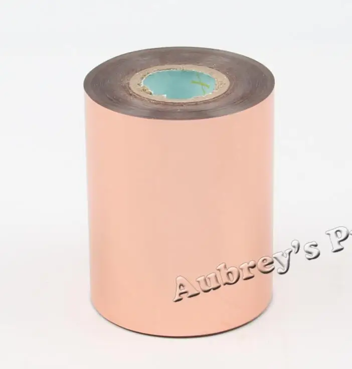 Rose Gold 80 мм x 120 м золотой розовый серебряный лазер черный золотой красный синий фольга горячего тиснения теплопередача салфетка золочение ПВХ визитная карточка тиснение - Цвет: Rose Gold