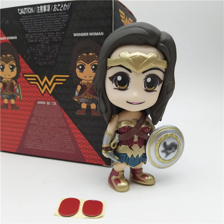 Косплэй Игрушки для маленьких детей Wonder Woman ПВХ В версии рисунках модель из