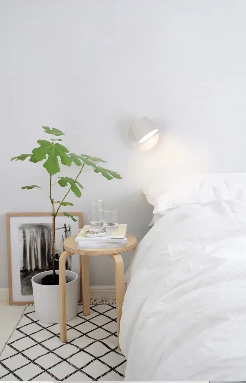 Современный светодиодный настенный светильник бра для прикроватной тумбочки