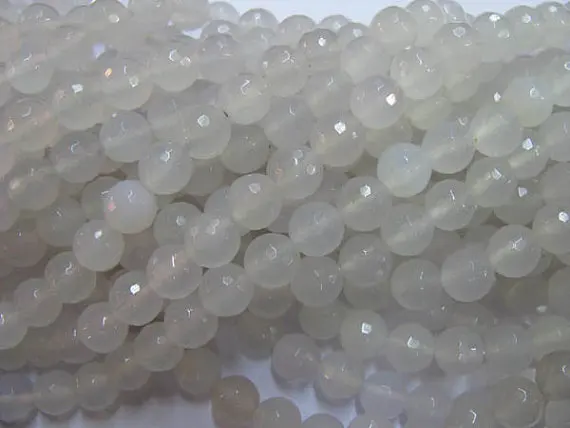 

high quality fire agate bead round ball faceted clear white grey assortment jewelry beads 4mm--12strands 16inch/per strand