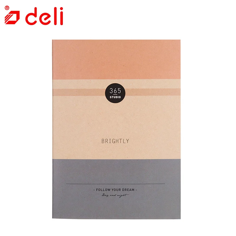 Deli 2 шт. 60 листов ежедневных заметок B5 бумажный журнал дневник для письма школы и