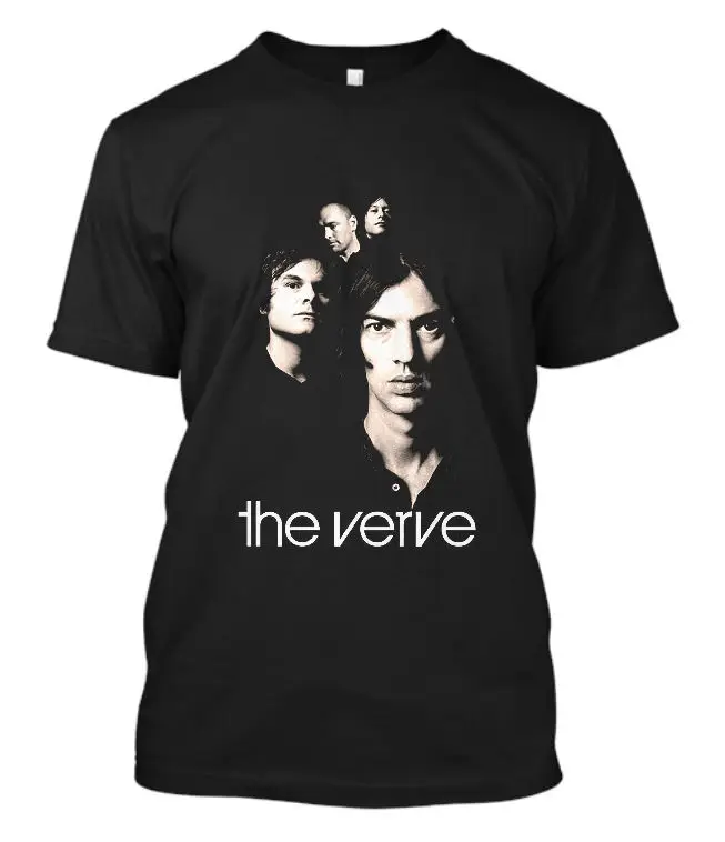 The Verve Rock Band RPA &amp unitan of Sound черная футболка Размер S-5XL | Мужская одежда
