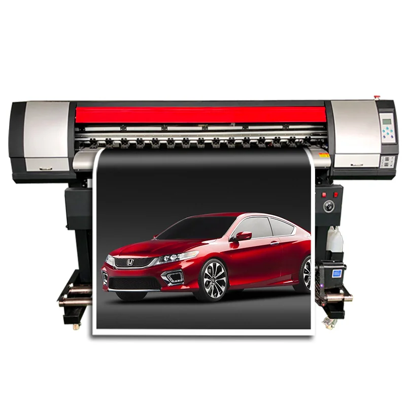 Широкоформатный экологический сольвентный принтер 1800 мм с высоким разрешением