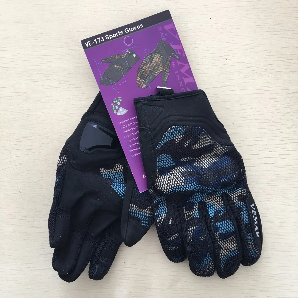 Перчатки мужские мотоциклетные дышащие сетчатые митенки с закрытыми пальцами
