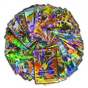 100PCS MEGA 100 шт GX MEGA Pokett игровая карточная торговая карточная игра коллекция для детей мультяшная игра Развивающие игрушки для детей - Цвет: 100PCS MEGA