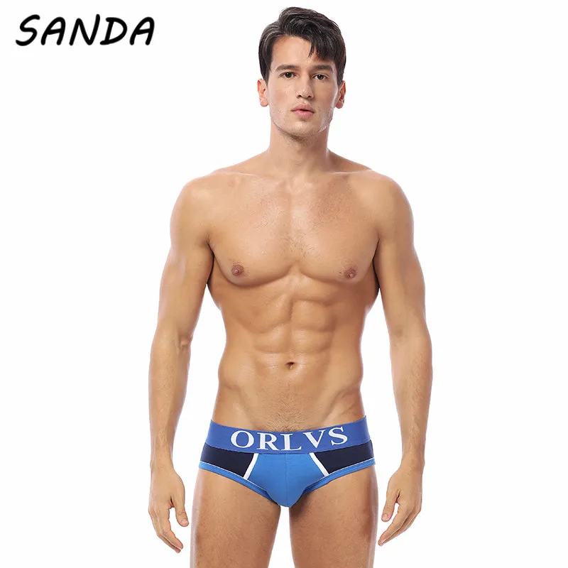 Мужские трусы брифы из сетчатой ткани черные Трусы-стринги бандаж для пениса