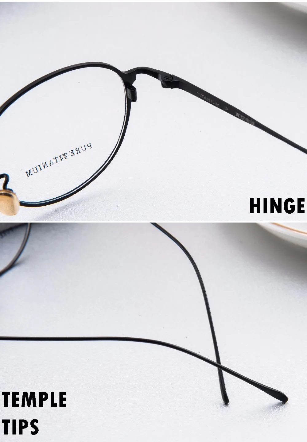 Chashma Женская винтажная рамка Lentes Opticos Gafas высокое качество круглые титановые светлые рамки очки ретро для женщин и мужчин