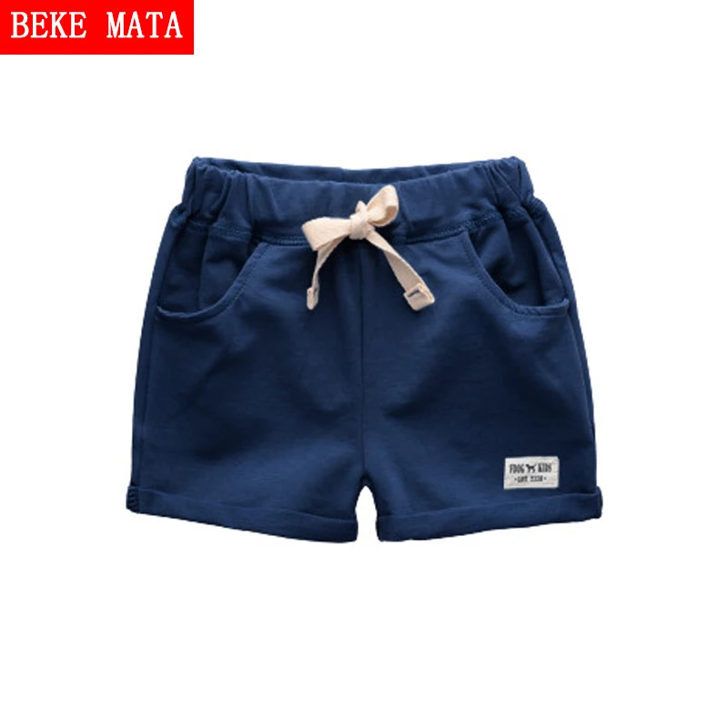 Хлопковые шорты для мальчиков лето 2018 Повседневные детские брюки маленьких