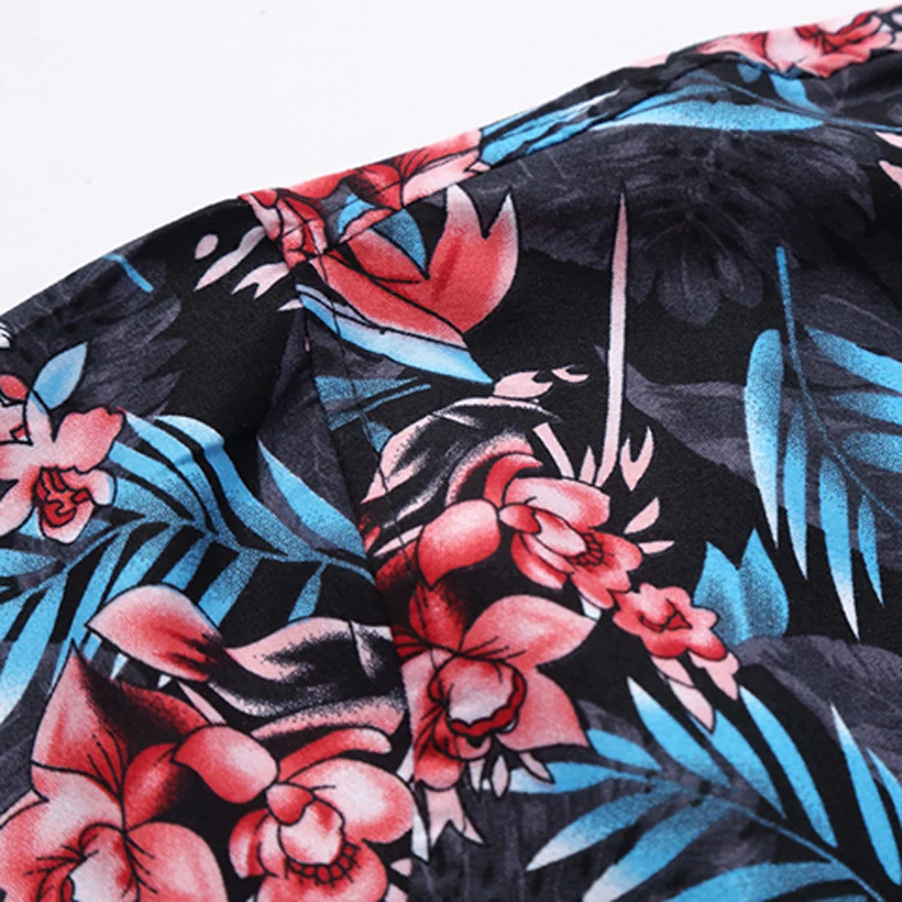 Мужская одежда 2019 camisa masculina модная уличная гавайская рубашка большие размеры