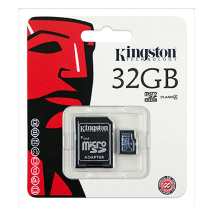 Kingston 32 GB-Tarjeta de Карта памяти MicroSD Clase 4 GB MicroSDHC Flash Negro | Компьютеры и офис