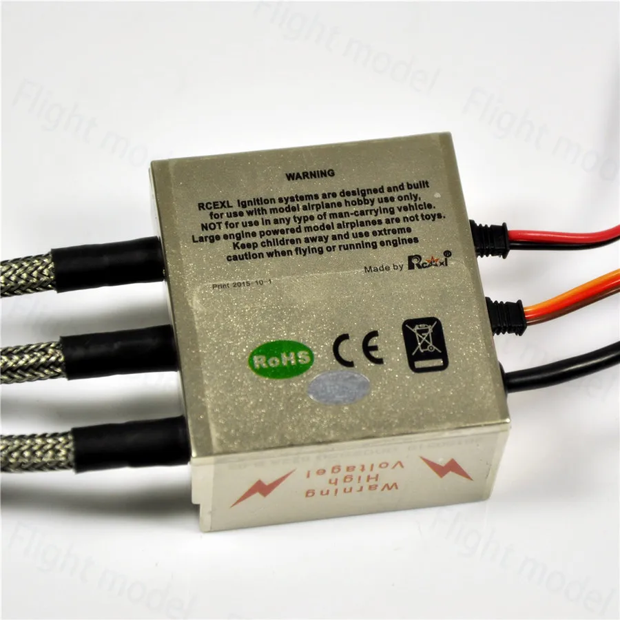 Rcexl 3 Cyliner радиальный двигатель cdi-зажигание для NGK-ME-8 1/4-32 90 градусов 6 V-12 V