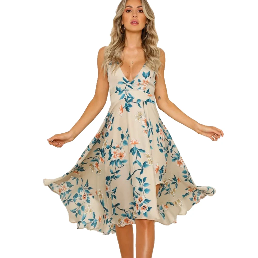 Ассиметричное летнее платье женское 2019 сексуальное Элегантное Длинное Вечернее