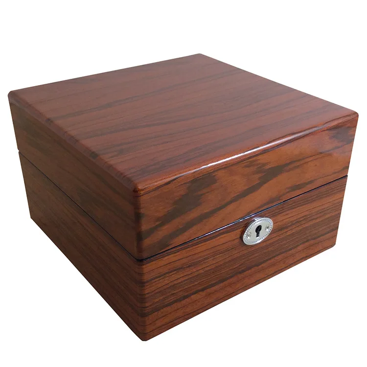 

Top Luxury High Grade Best for Gift Classical Wooden Watch Box with Key Storage Display Box in Box, Factory Drop Shipping