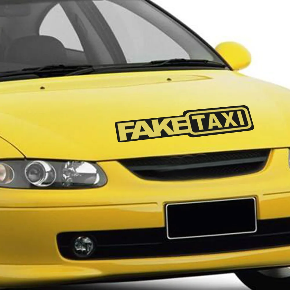 Забавные автомобильные наклейки и FORAUTO FAKE TAXI светоотражающая Автомобильная