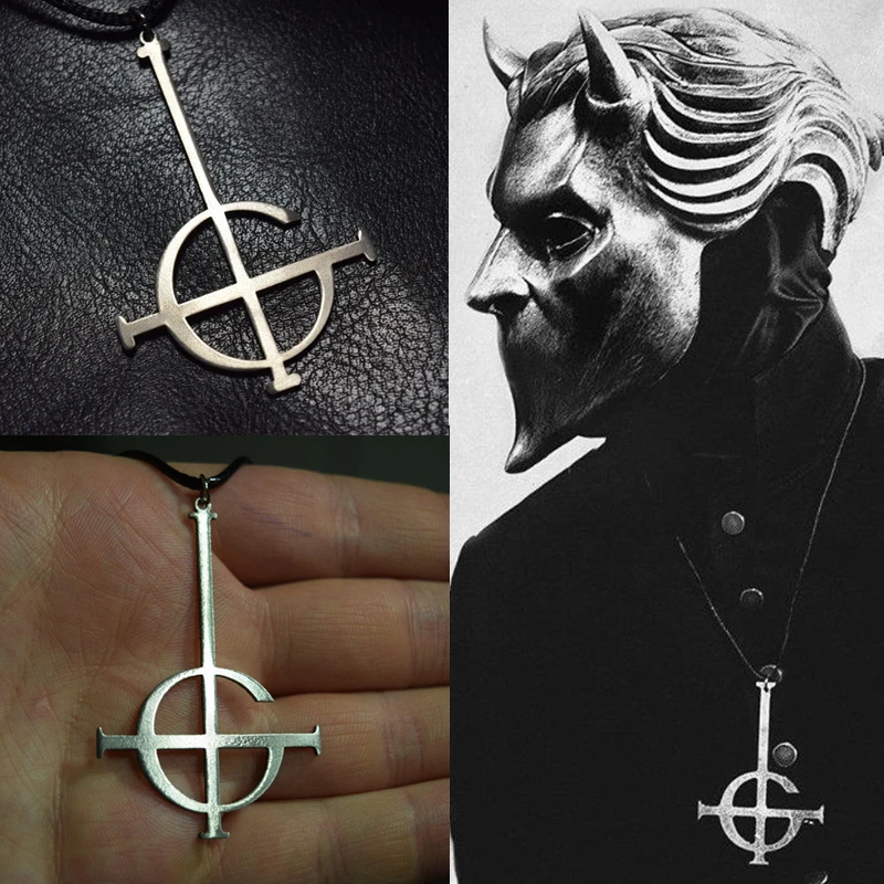 Призрак bc безименное ожерелье Ghoul подвеска группы призраков Grucifix Papa emerrite патч