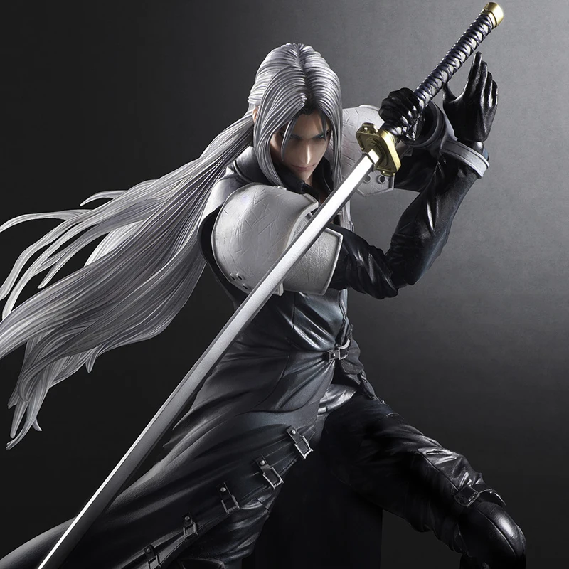 [Смешные] оригинальная коробка 28 см Paly Arts Kai Final Fantasy VII 7 Sephiroth ПВХ фигурка