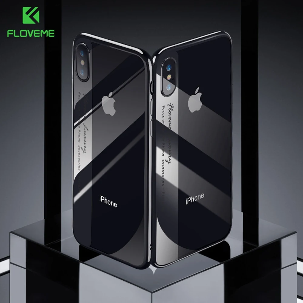 FLOVEME Esamday прозрачный силиконовый чехол для iPhone 6 6S Plus роскошный задней панели