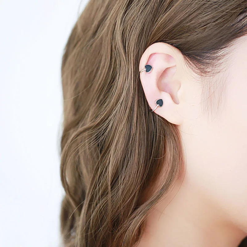 Женские серьги Клипсы из серебра 100% пробы гипоаллергенные|clip earrings for women|clip