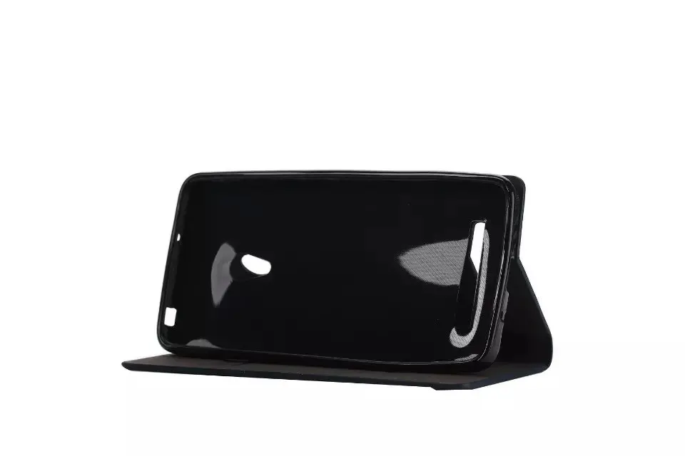 Для Asus Zenfone 5 Крышка Холст PU Стенд Флип Кожаный Бумажник Case + Карты Держатель A501CG