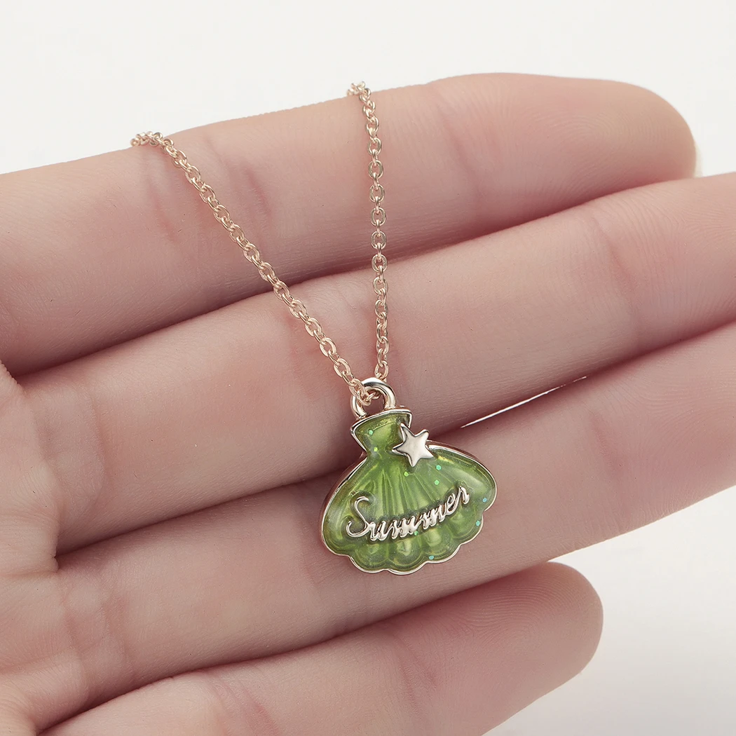 Модное ожерелье Kinitial 2019 из морской ракушки ракушек золотого цвета для женщин