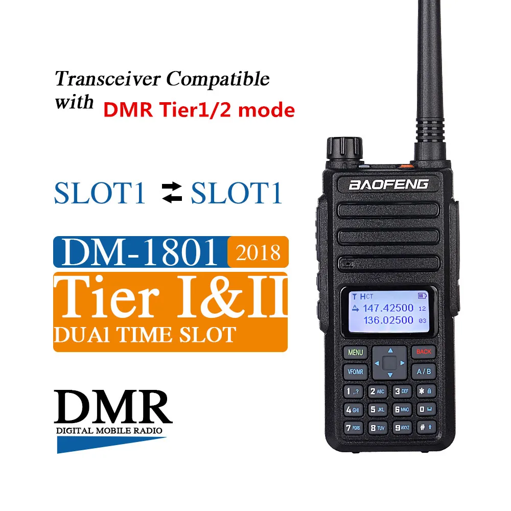 Новинка 2020 портативная рация Baofeng DM 5R DMR цифровой двусторонний радиоприемник