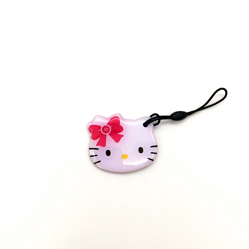 1 шт./лот UID сменный S50 1K 13,56 Mhz перезаписываемый NFC Брелок значок маркер тег MFS50 IC карта китайская Волшебная 1K карта RFID брелок - Цвет: Kitty