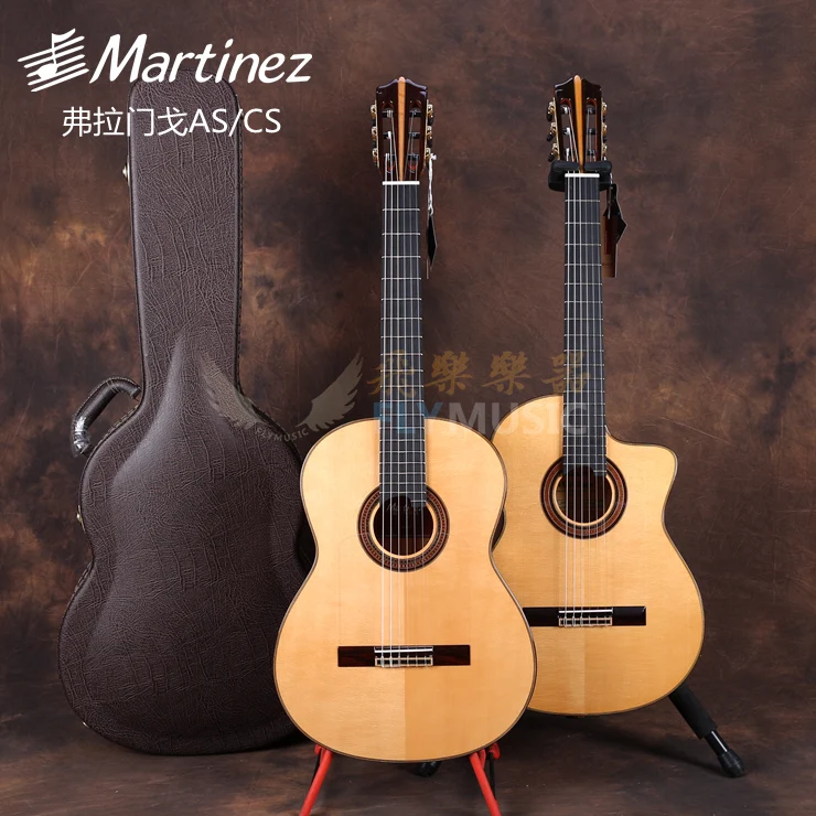 Martinez MFG AS профессиональная фламенко гитара Классическая с фишменом 301 эквалайзер